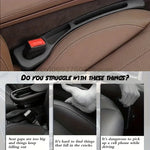 2PCS Car Storage Strips Seat Crevice Storage Box Car Seat Gap Filler Between Seats Crevice Interior Decoration Auto Accessories
