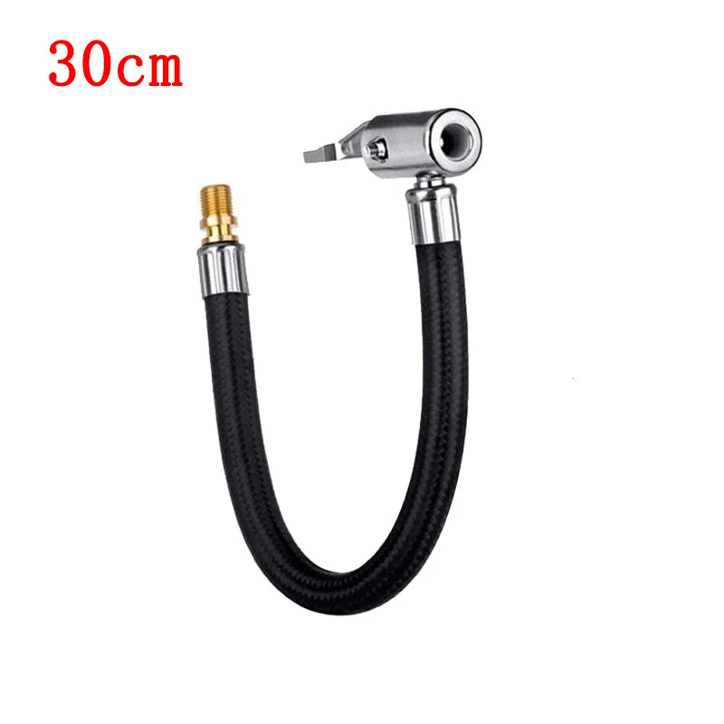 10/20/30/60cm Car Tire Air Inflat Extension Hose Motorcycle Tyre Inflation Tube Adapte close-up view