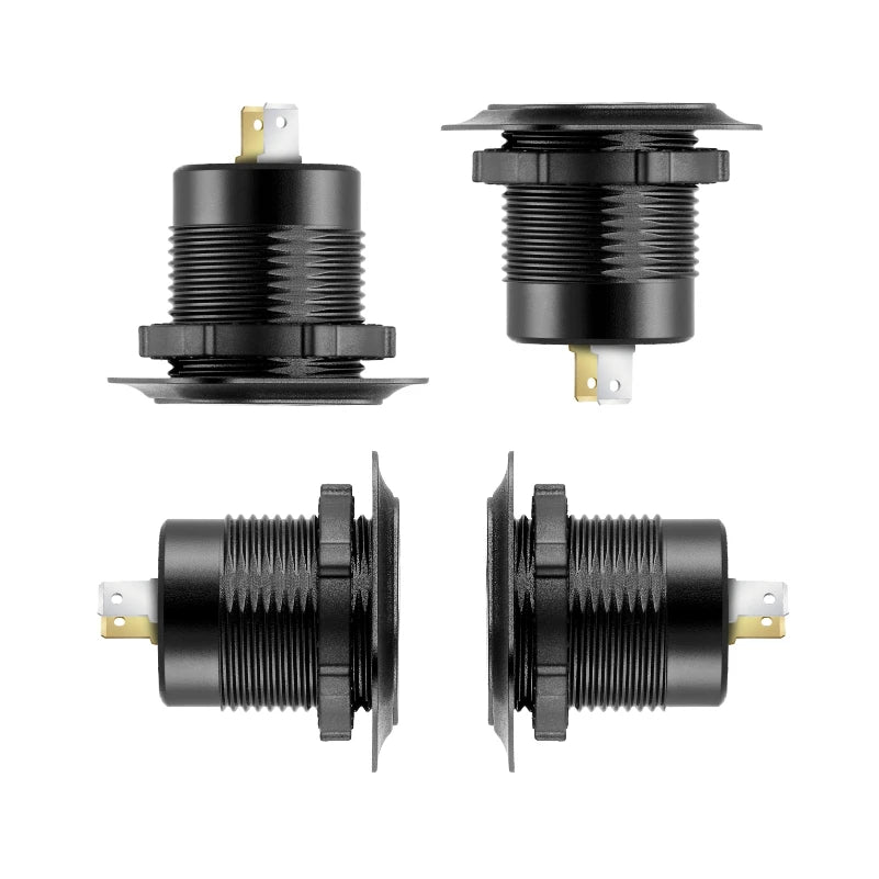 Car Charger Socket PD3.0 & QC3.0 | Dual USB C Fast Charger for Cars and Motorcycles close-up view