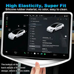 For Tesla Model Y 3 15.4 Inch Silicone Protective Frame Edge Cover | Central Control Nav detail view