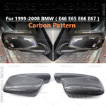 For 1999-2008 BMW E65 E66 E67 E46 Coupe E46 Cabrio 1Pair Car Rearview Mirror Covers Trim Caps 51167074235 51167074236