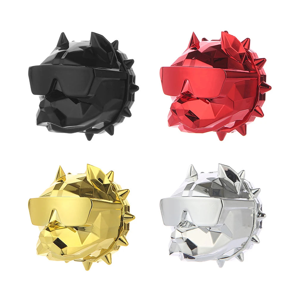 Solid Perfume Aroma Car Fragrance Diffuser Bulldog Exquisite Car Air Fresheners Vent Clip Small Interior Aromatherapy Ornament