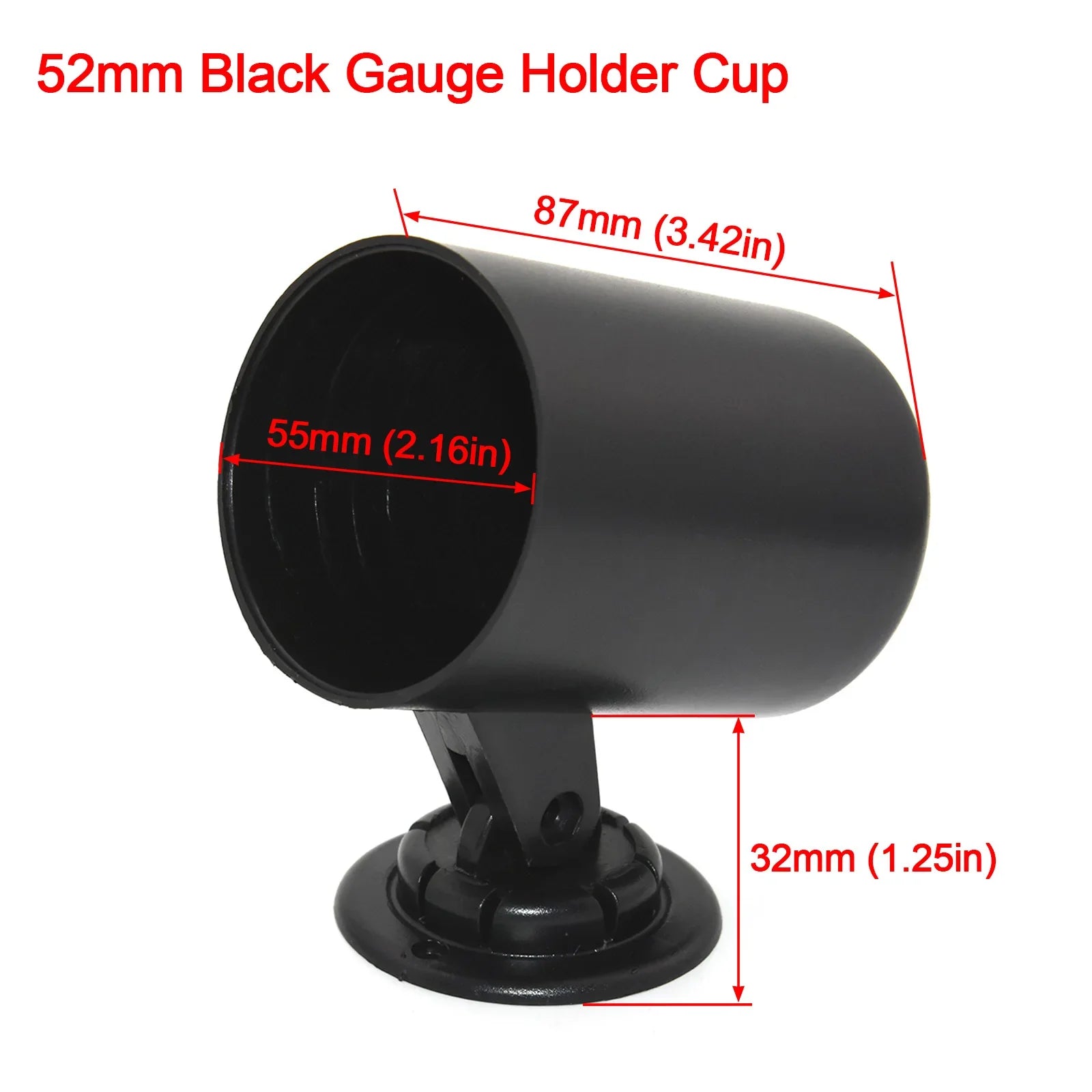 -30~30 PSI Auto Car Turbo Boost Gauge with Sensor and Pod Holder | 52mm Gauge for Gas alternate view