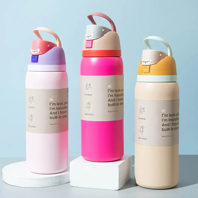 Best-selling Fruit Car Cup Stainless Steel Insulated Cup Large-capacity Portable Handhel detail view