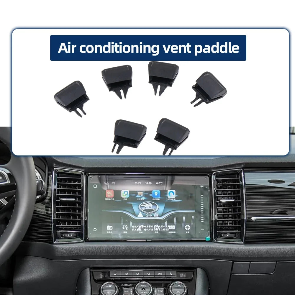 Car Front Rear Air Conditioning Outlet AC Vent Tab Clip For Skoda Kodiaq Karoq 56G819701 56G819702 56G820951 56G820952