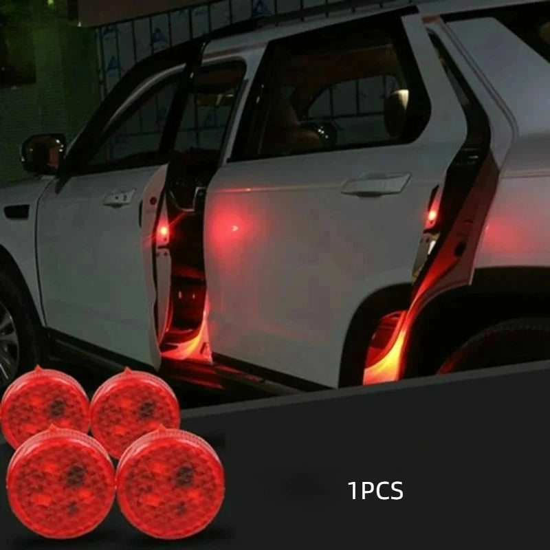 Car Door Light Warning Light Anti Collision Flash Red Wireless Alarm Lamp Strobe Light Turn Signal Parking Light 2025