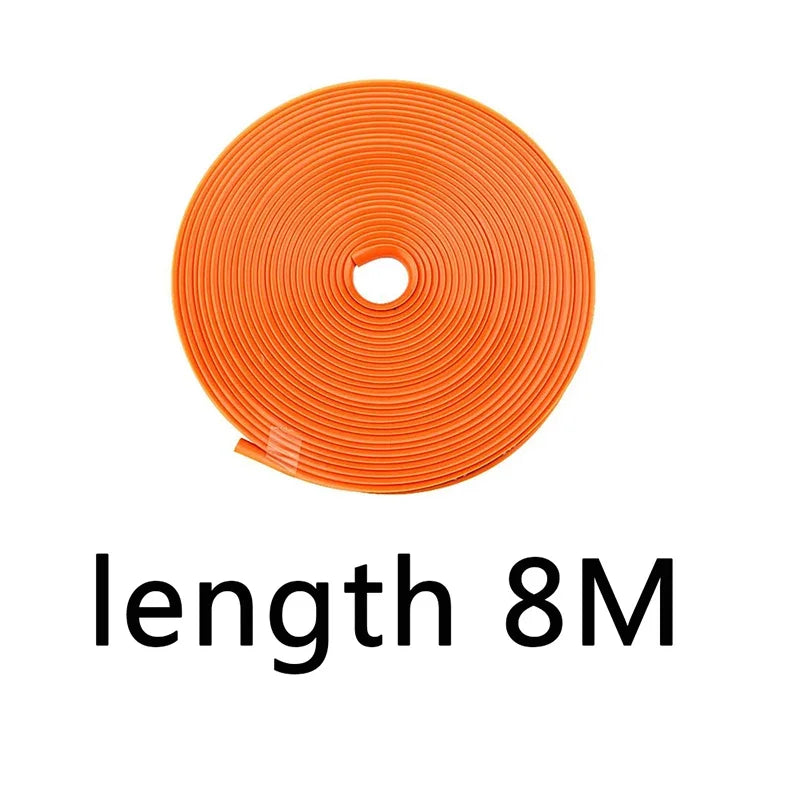 Universal Car Rim Protect Strip Wheel Edge Protector Car Wheel Sticker Tire Protect additional angle