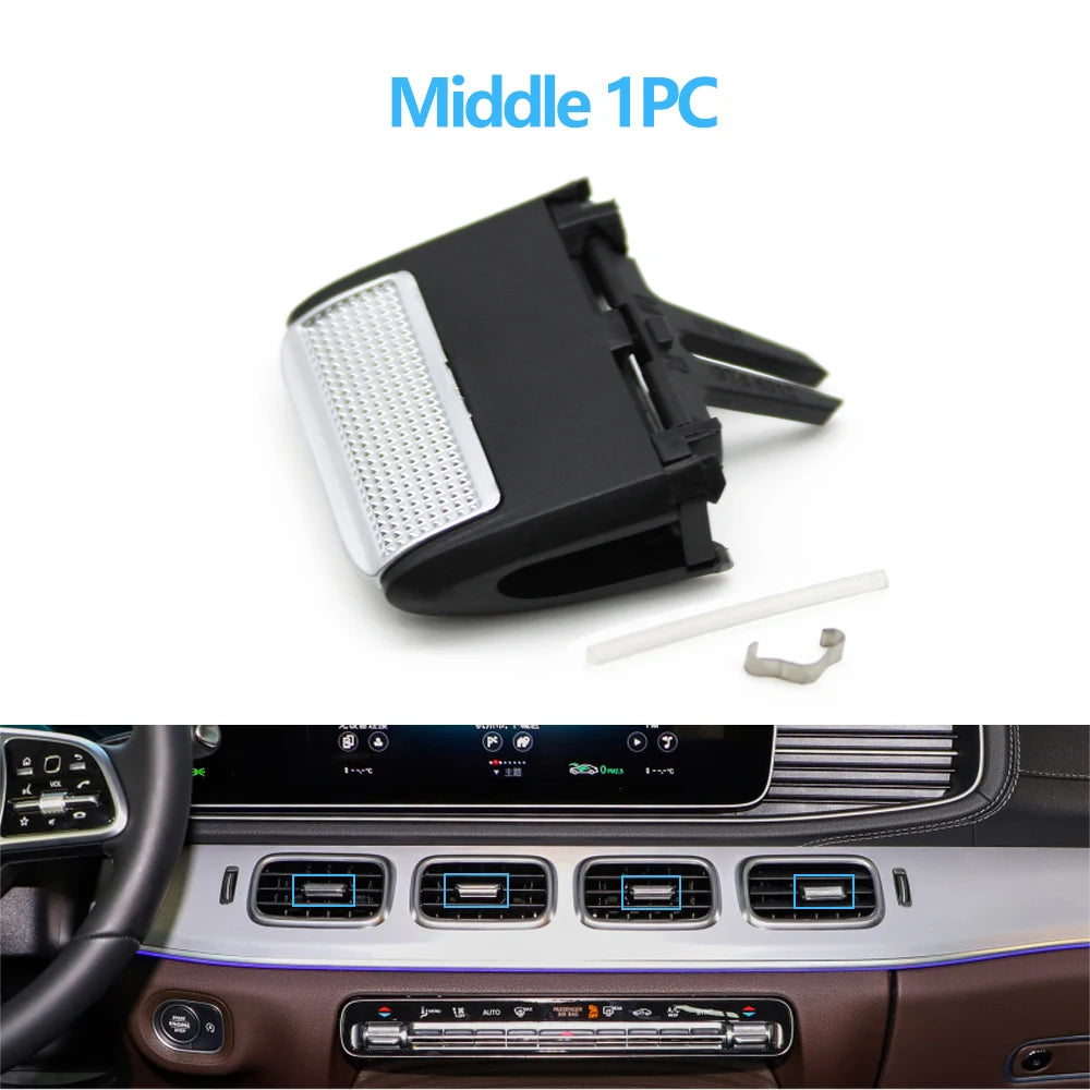 Car Dashboard AC Air Vent Outlet Tab Clip Repair kit Puller Trim For Mercedes Benz W167 GLS GLE 350 400 450 500 580 2020-2025