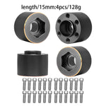 Brass Weights 12mm Wheel Hex Hub Widen Adapter for 1/10 RC Crawler 1.9 2.2Inch Wheels Ri detail view