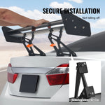 SucceBuy GT Wing Car Spoiler 53.1 inch Universal Spoiler with Double Deck Car Rear Spoiler Wing, Racing Spoiler BGW/JDM Drift