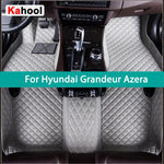 KAHOOL Custom Car Floor Mats For Hyundai Grandeur Azera Auto Carpets Foot Coche Accessorie