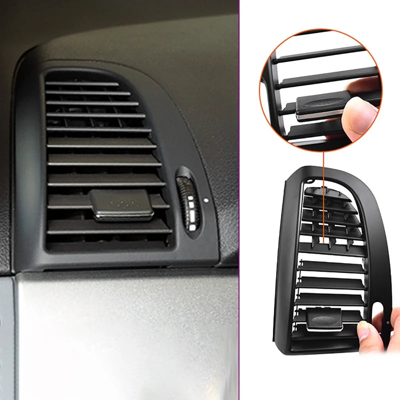 1/3pcs Black Car Air Conditioner Air Outlet Cover for Mercedes Benz Viano W636/Vito W639 2004-2015