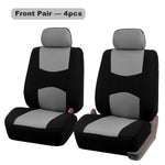 Universal Car Seat Cover Set 9 Pcs Polyester Knit Fabric Four Seasons lifestyle view