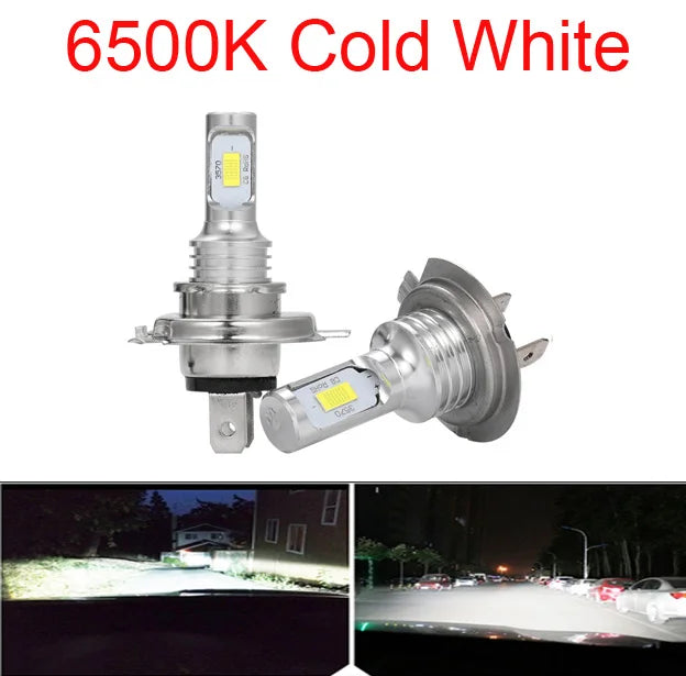 2Pcs H7 H1 H8 H9 H11 9005 9006 LED Bulbs HB3 HB4 CSP LED Super Bright Headlight DRL L alternate view