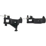 Auto Parts Armrest Latch Clip A1666804103 Black Car Accessories Eco-friendly Kit Left+Right Pair Plastic Durable