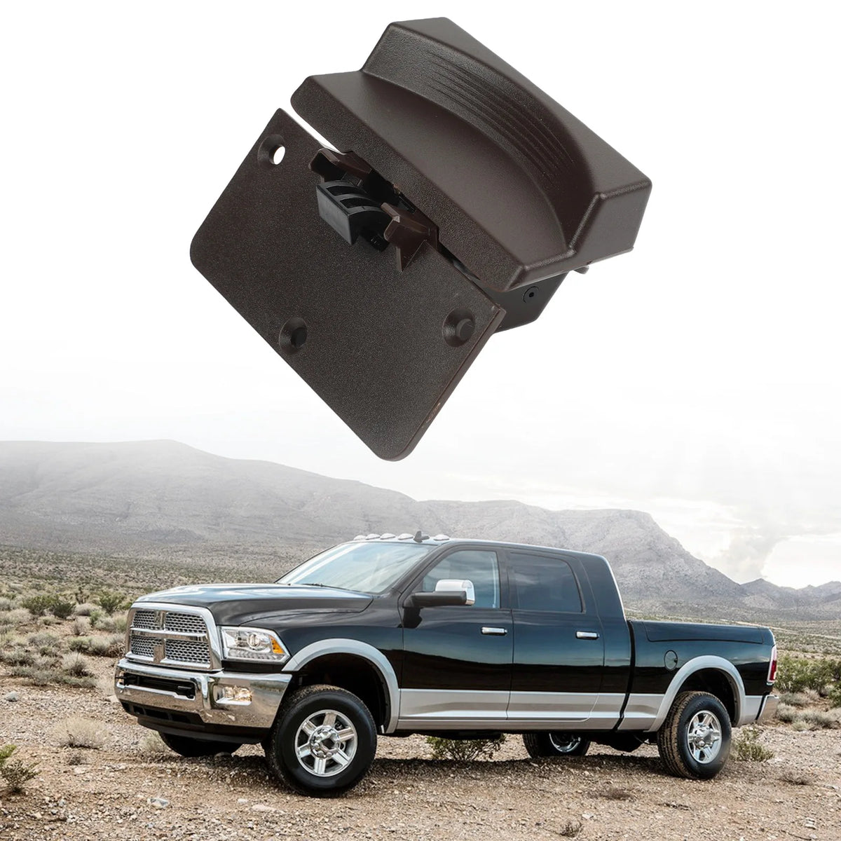 Center Console Armrest Latch Storage Box Handle for Dodge For Ram Models 2013 to 2017 OEM Number 5RQ83TX7AC Center