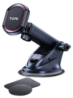 TOPK Magnetic Car Phone Holder | Universal Dashboard Windshield Industrial-Strength S alternate view