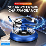 Solar Powered Rotating Air Freshener | Car Fragrance Diffuser with Propeller