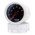 52mm 2" Smoke Lens Car Gauge Set | Turbo Boost PSI BAR Oil Pressure Volt Tachometer detail view