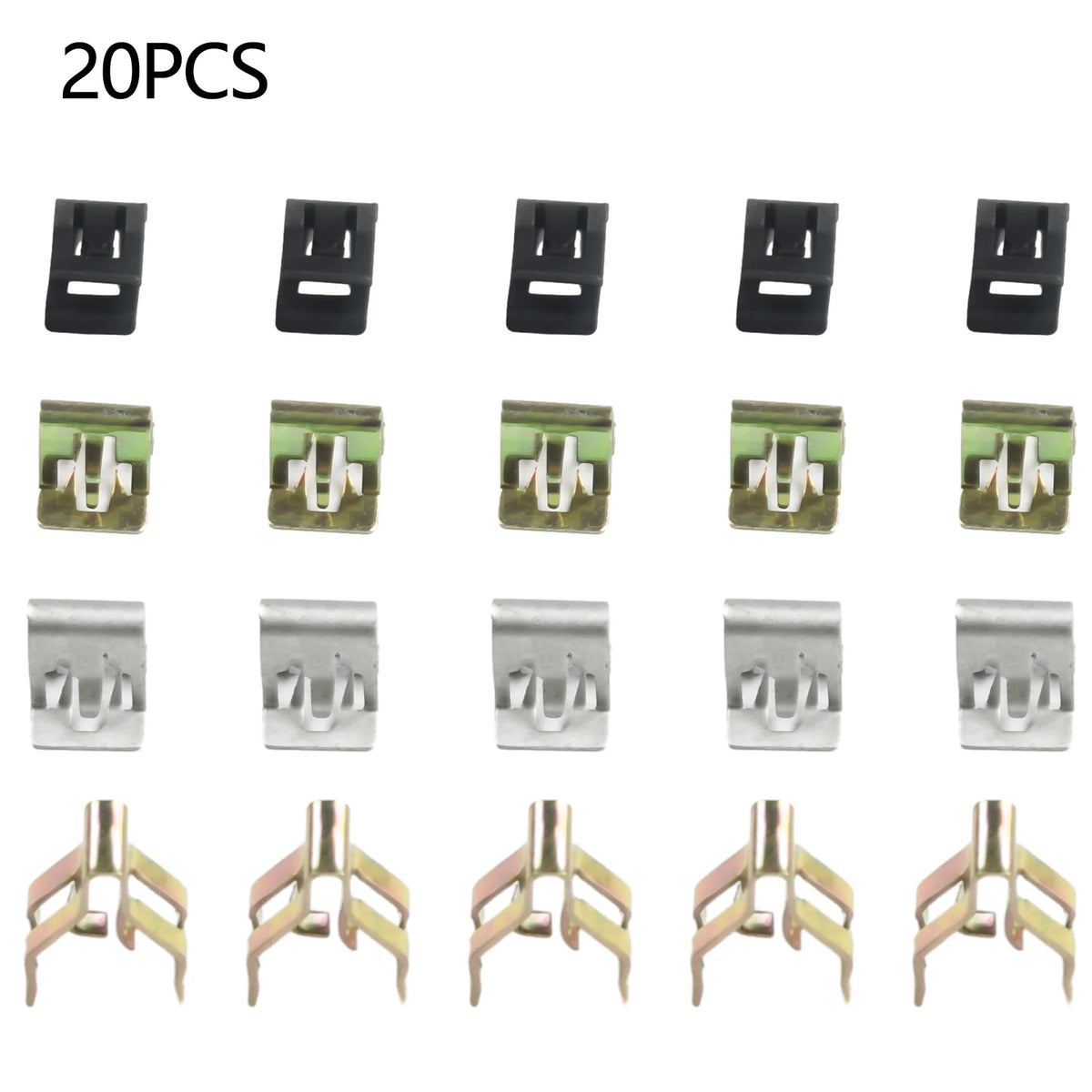 20X Universal Car Clip Instrument Panel Metal Rivet Auto Console Dashboard Radio Deco alternate view