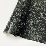 Forged Carbon Fiber Vinyl Wrap Black Cosmic Hex Glossy Ghost Car Vinyl Film For Aut additional angle