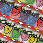 Natural Scented Tea Paper Car Air Freshener | Leaf Shape Hanging Vanilla Perfume lifestyle view