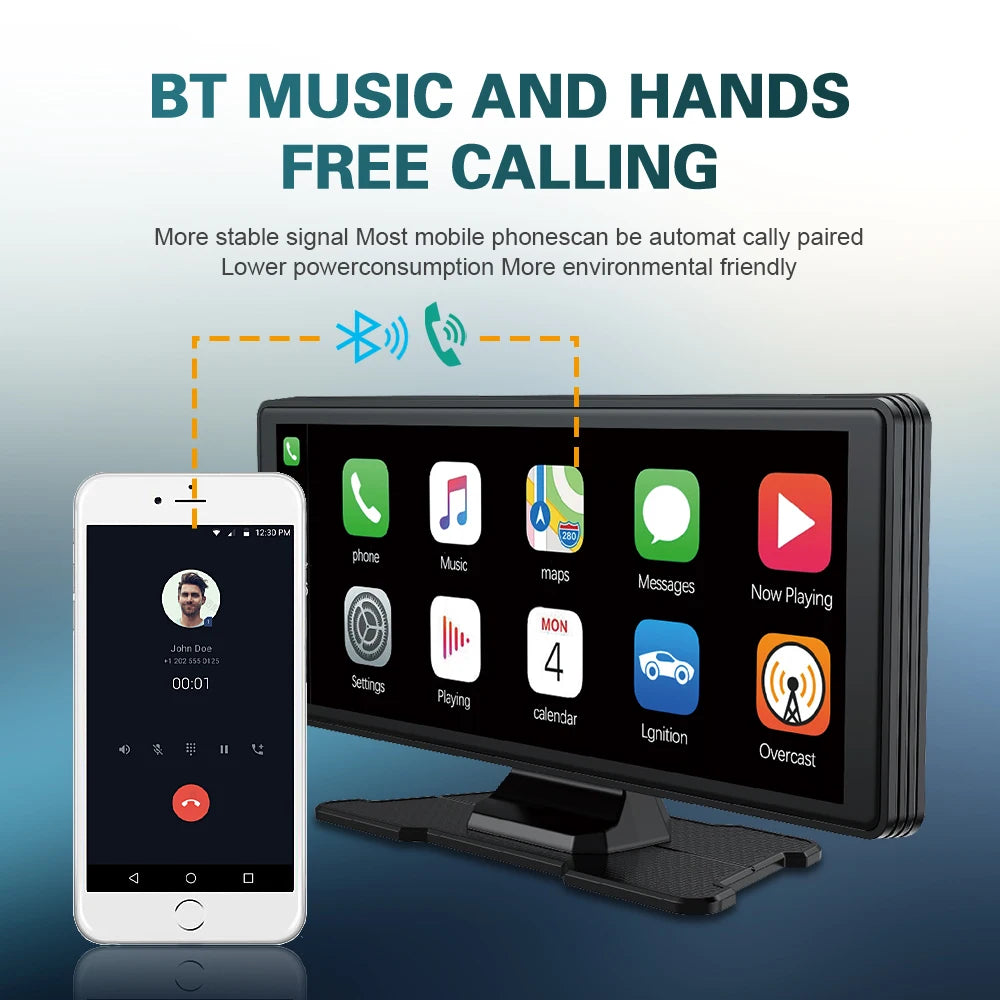 XUDA Universal 10.26 Inch Car Radio Multimedia WIFI Video Player Wireless Carplay & additional angle