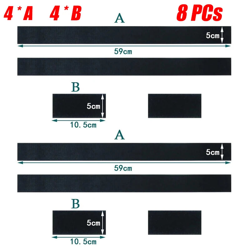 Car Trunk Elastic Nylon Storage Bag Organizer 4/8 PCs additional angle