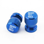 CNC Aluminum Valve Stem Caps for KTM Duke RC Adventure Models | Motorcycle Tire Valve lifestyle view