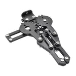 Black Multi Dof Robot Parts Accessory M3/M4 Screw U Beam Servo Bracket For Robot Kit Standard Part Steering Bearing Bracket Kit