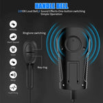 Bike Light Set,Bicycle Headlight with Horn and Speedometer Odometer,USB Rechargeable B close-up view