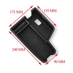 For BMW 3 Series F30 2013-2016 ABS Black Car Center Console Armrest Storage Box Interi close-up view