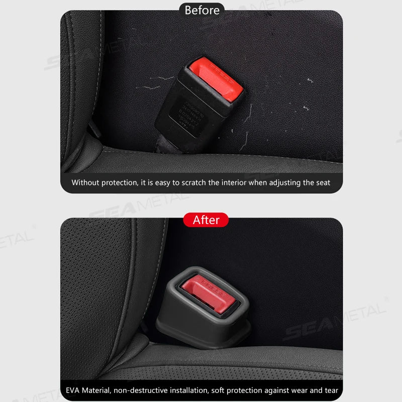 Car Seat Belt Slot Holder Silicone EVA 2 Pack alternate view