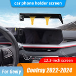 Limud 12.3" Screen Fixed Base Car Phone Holder for Geely Coolray 2023 2024 Car Mobile Phone Mounts Stand Interior Accessories