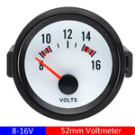 Car 52mm 6-in-1 Gauge Set | Turbo Boost Oil Pressure Water Temp Tachometer Voltmete additional angle