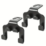 1/2/4pc Multifunctional Car Seat Back Hook Double Head Phone Hanger Headrest Hanging B close-up view