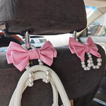 Bowknot Pearl Car Seat Back Organizer Clip Hanger alternate view