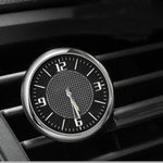Black Car Clock Analog Alarm Clock Round Display Car RV Truck Interior Dash Mount electronic Quartz Clocks Car Gadgets