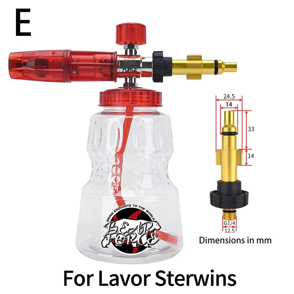 Pressure Washer Aluminum Foam Lance | Universal Car Wash Foam Maker detail view