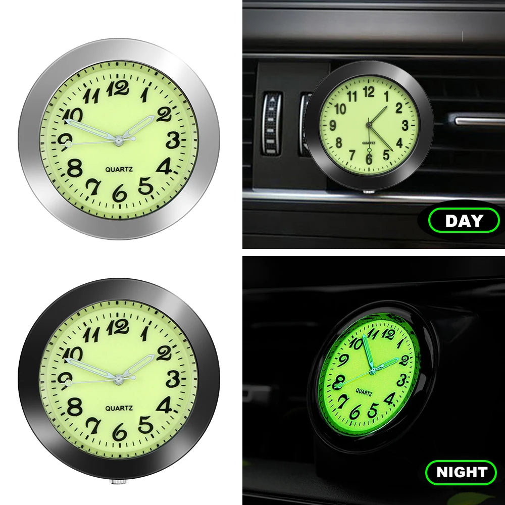 2023 New Mechanics Quartz Clocks Digital Watch Car Mini Clock Automobiles Internal Stick-On Car Ornament Auto Accessories