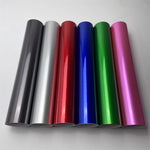 Silver Glossy Candy Metallic Vinyl Wrap Film Wrapping Foil Car Sticker Sheet For Mo additional angle