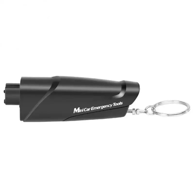 Car Emergency Hammer Keychain Window Breaker Seat Belt Cutter lifestyle view