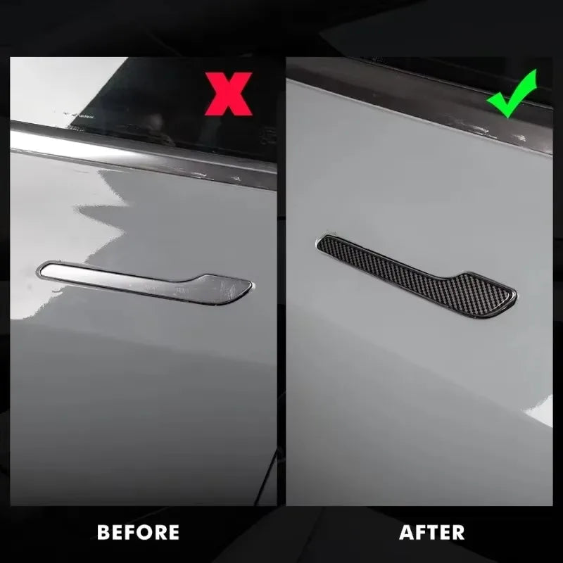 Car Door Handle Sticker For Tesla Model 3/Y/YL Highland Model Y Juniper Protector Wrap P detail view