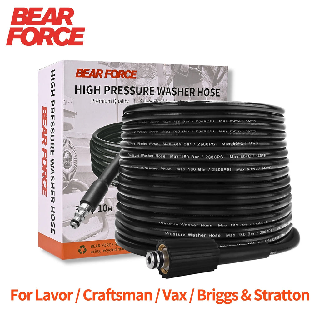 10m 160 Bar High Pressure Washer Hose | Universal Replacement for Lavor Vax Craftsman