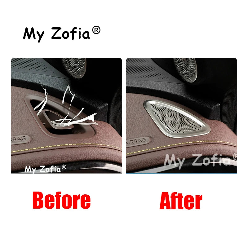 For Smart #3 2024 2025 2026 Car Stainless Steel Instrument air outlet cover Center Co alternate view