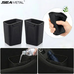 BLALION Silicone Car Door Storage Box Trash Can Multifunctional Auto Door Storage Bucket Umbrella Organizer for Car Accessories