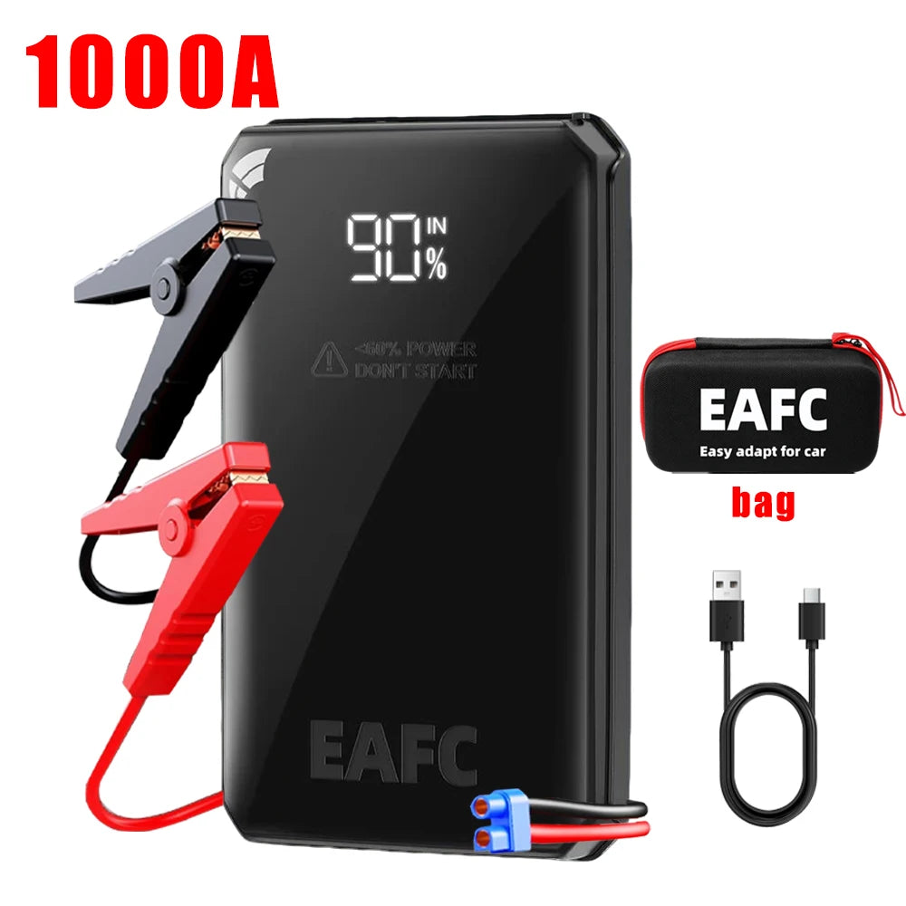 2000/1000/600A Car Jump Starter Starting Device Jumpstarter Auto Buster Emergency Starting 12V Car Battery JumpStart Power Bank