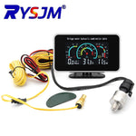 3 in 1 Car LCD Digital Gauge | Voltmeter Oil Pressure Water Temp 12-24V
