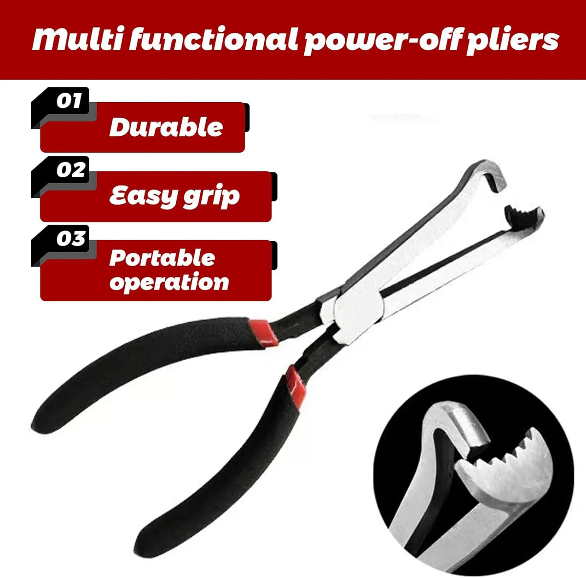 Cars Electrical Disconnect Pliers Fuel Line Wire Removal Plier Oil Pipe Separate Plier f detail view