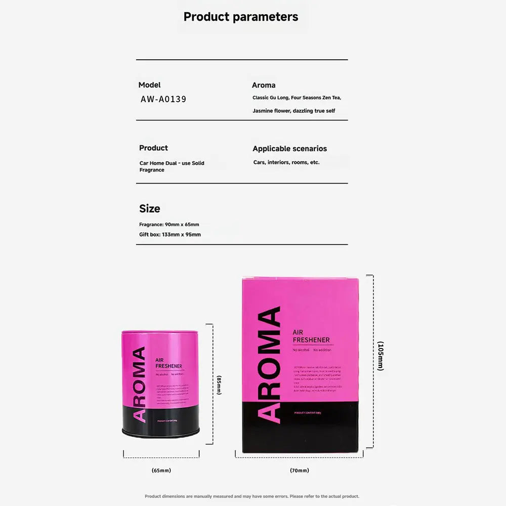1pc Advanced Car Aromatherapy Deodorizing Solid Air Cream | Long-Lasting Fragrance additional angle